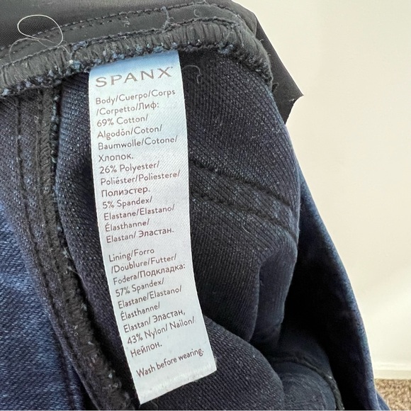 Spanx Jeanish Ankle Leggings in Twilight Rinse Small - Picture 8 of 9